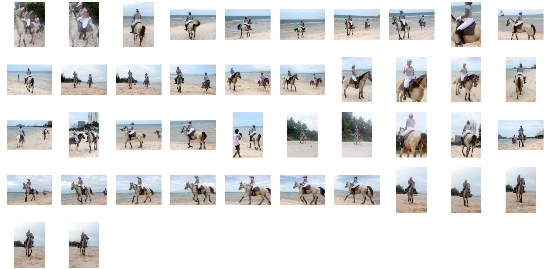 Titaporn Riding with Saddle on Buckskin Horse, Part 1 - Riding.Vision