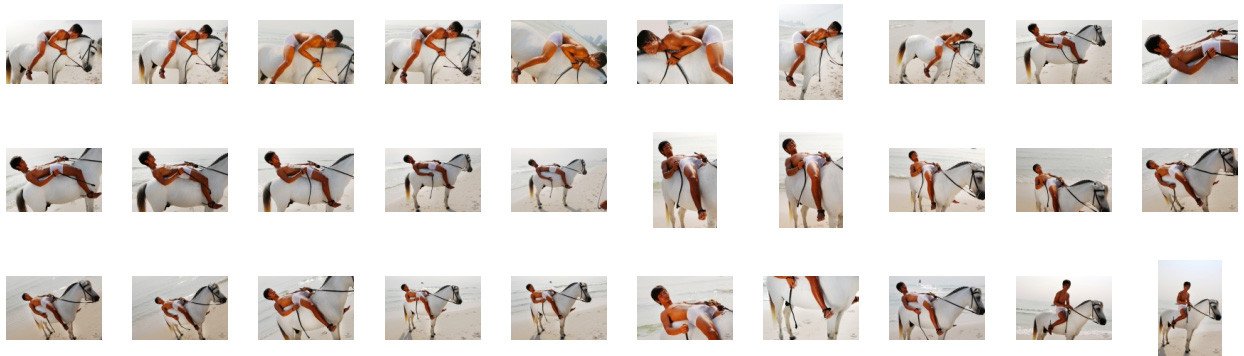 David in White Spandex Shorts Riding Bareback on White Pony, Part 2 - Riding.Vision