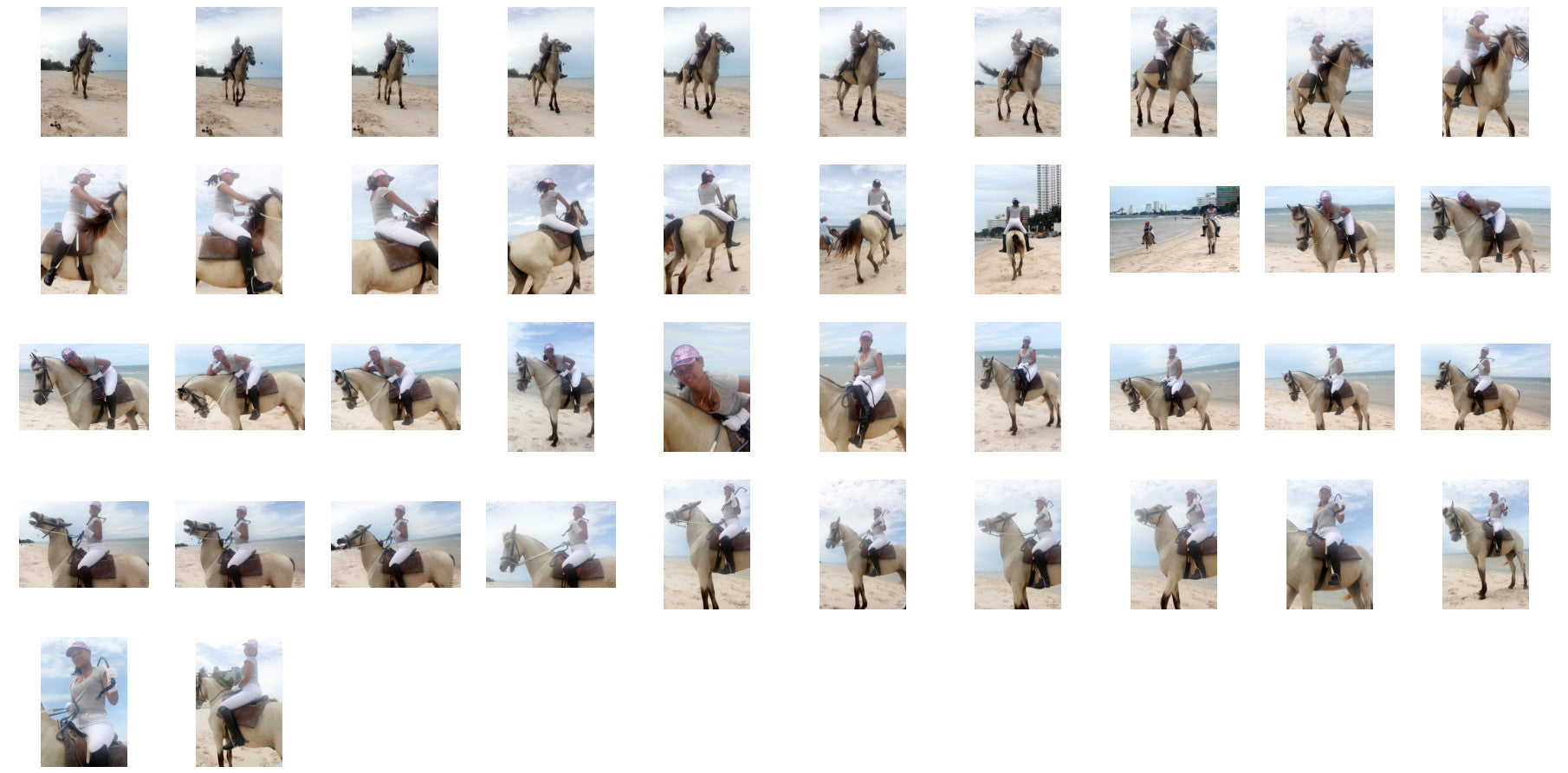 Titaporn Riding with Saddle on Buckskin Horse, Part 2 - Riding.Vision