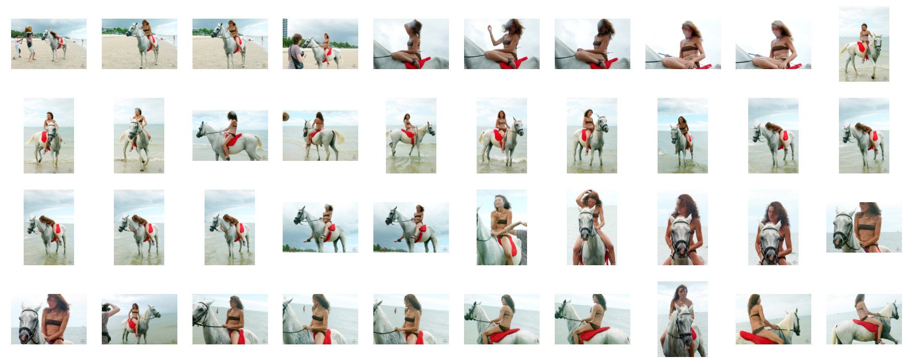 Claire in Bikini Riding Bareback on White Arabian Horse, Part 8 - Riding.Vision