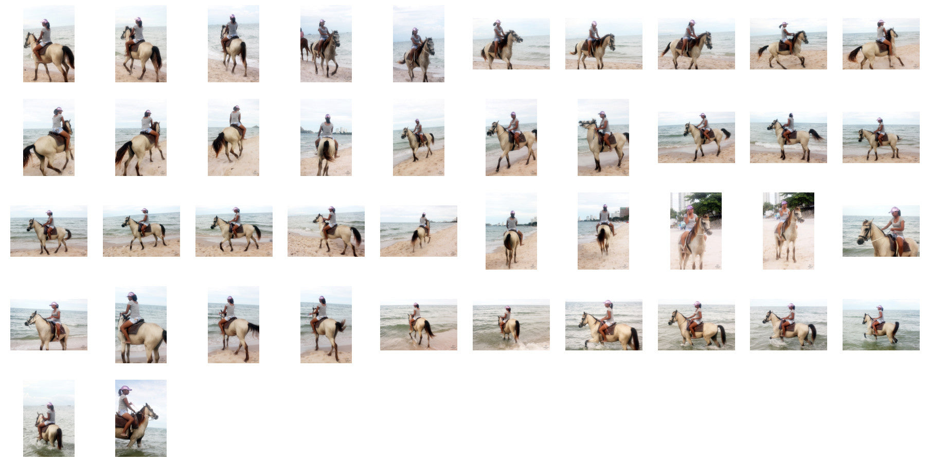 Titaporn Riding with Saddle on Buckskin Horse, Part 8 - Riding.Vision