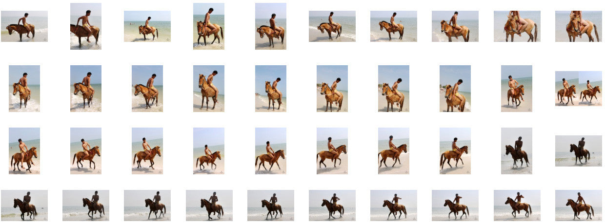 Leon in Golden Spandex Shorts Riding Bareback on Golden Pony, Part 9 - Riding.Vision
