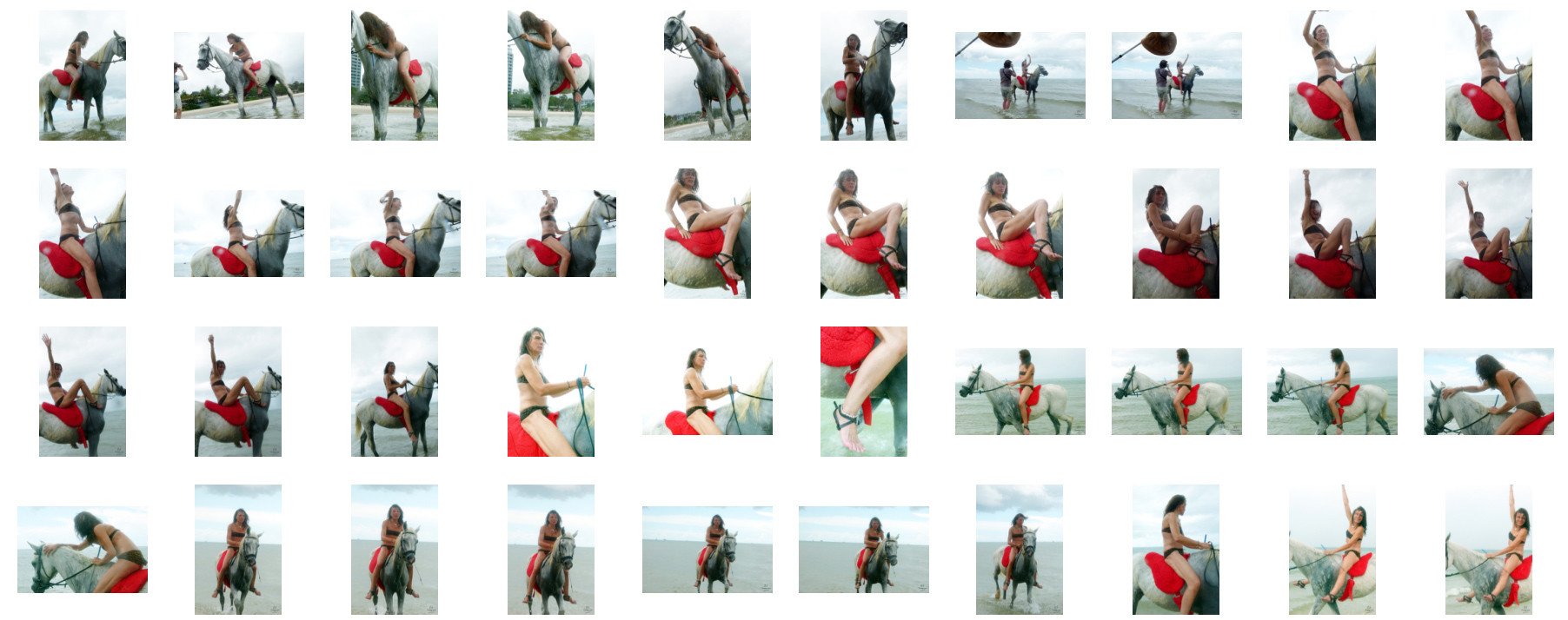 Claire in Bikini Riding Bareback on White Arabian Horse, Part 9 - Riding.Vision