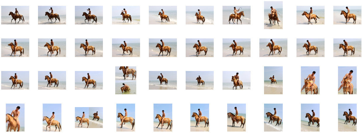 Leon in Golden Spandex Shorts Riding Bareback on Golden Pony, Part 10 - Riding.Vision