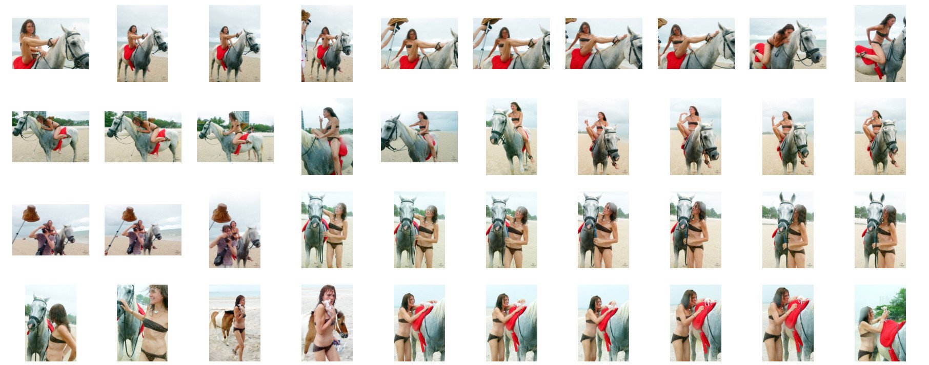 Claire in Bikini Riding Bareback on White Arabian Horse, Part 11 - Riding.Vision