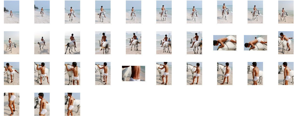 David in White Spandex Shorts Riding Bareback on White Pony, Part 12 - Riding.Vision