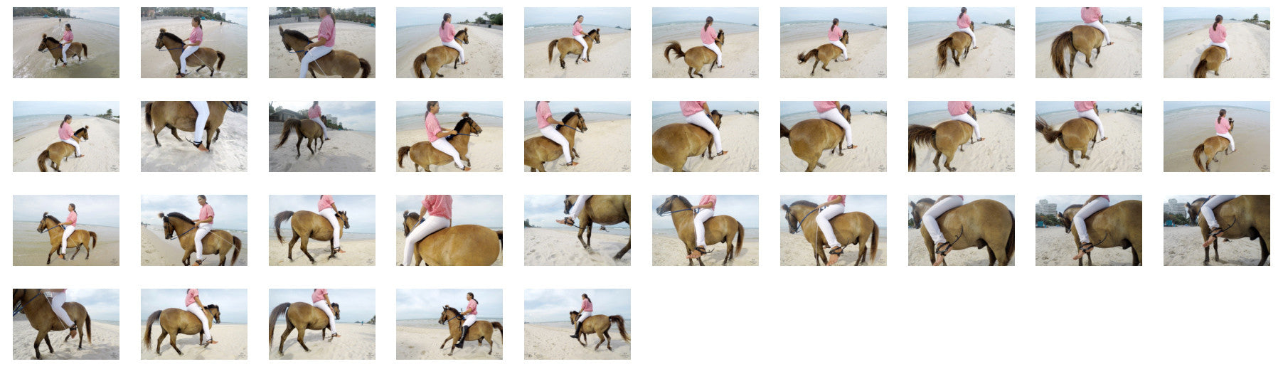 Nam in Jodhpurs and Giant Spurs Riding Bareback on Golden Pony - Riding.Vision