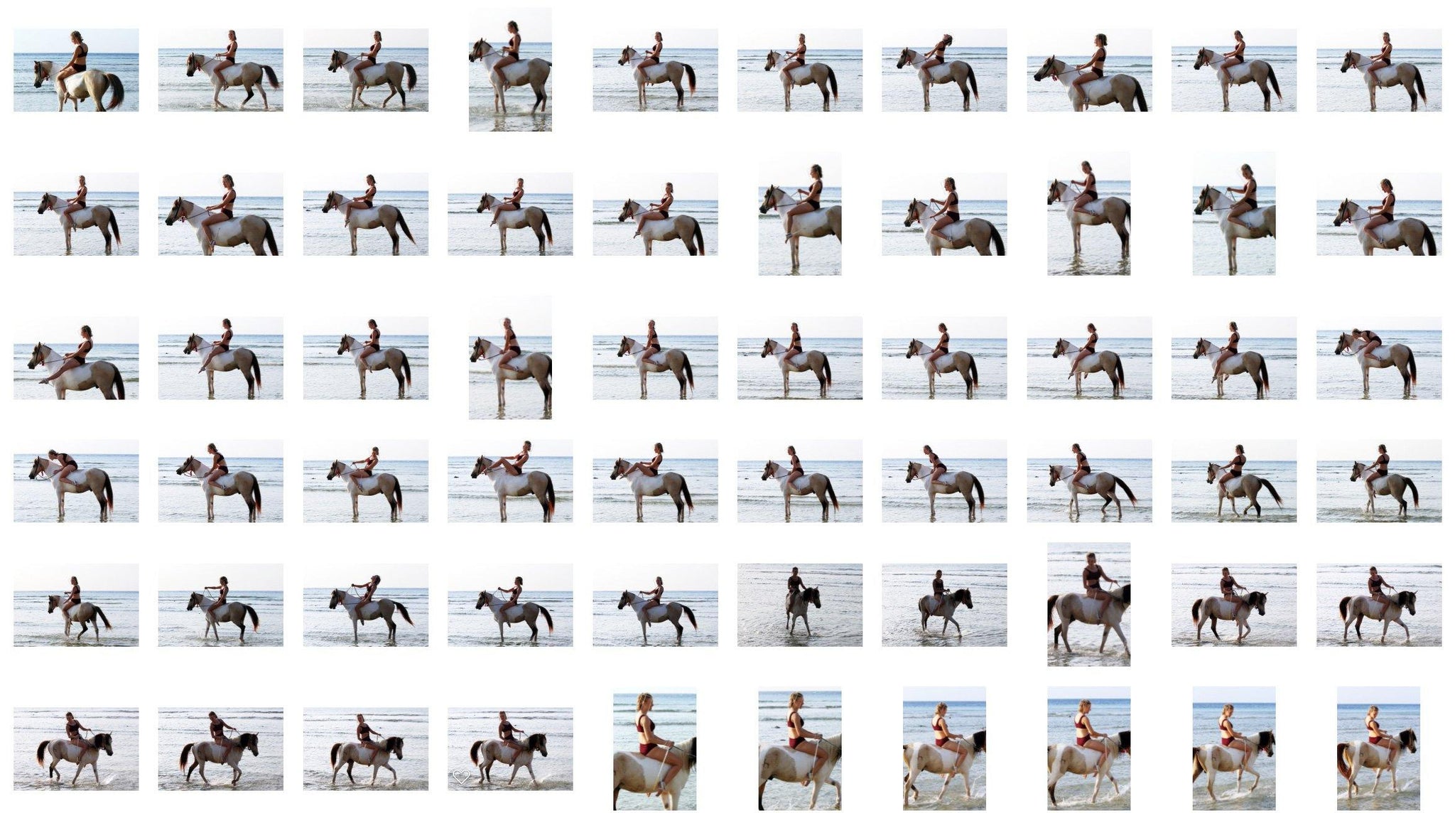 Victoria (Yoga Teacher) in Bikini Riding Bareback on Buckskin Horse, Part 1 - Riding.Vision