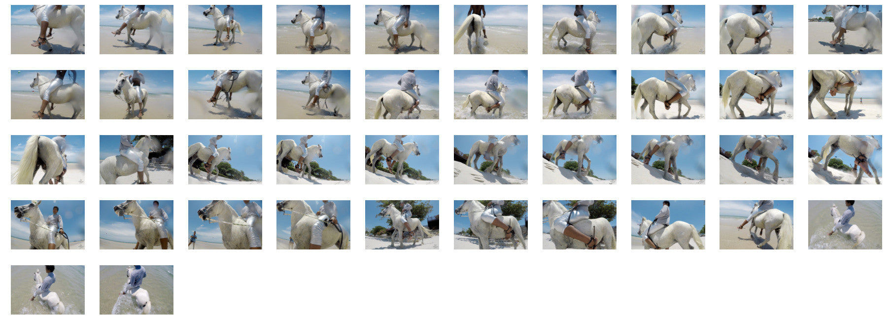 Leon in Silver Leggings and Pullover Riding Bareback on White Pony, Part 1 - Riding.Vision