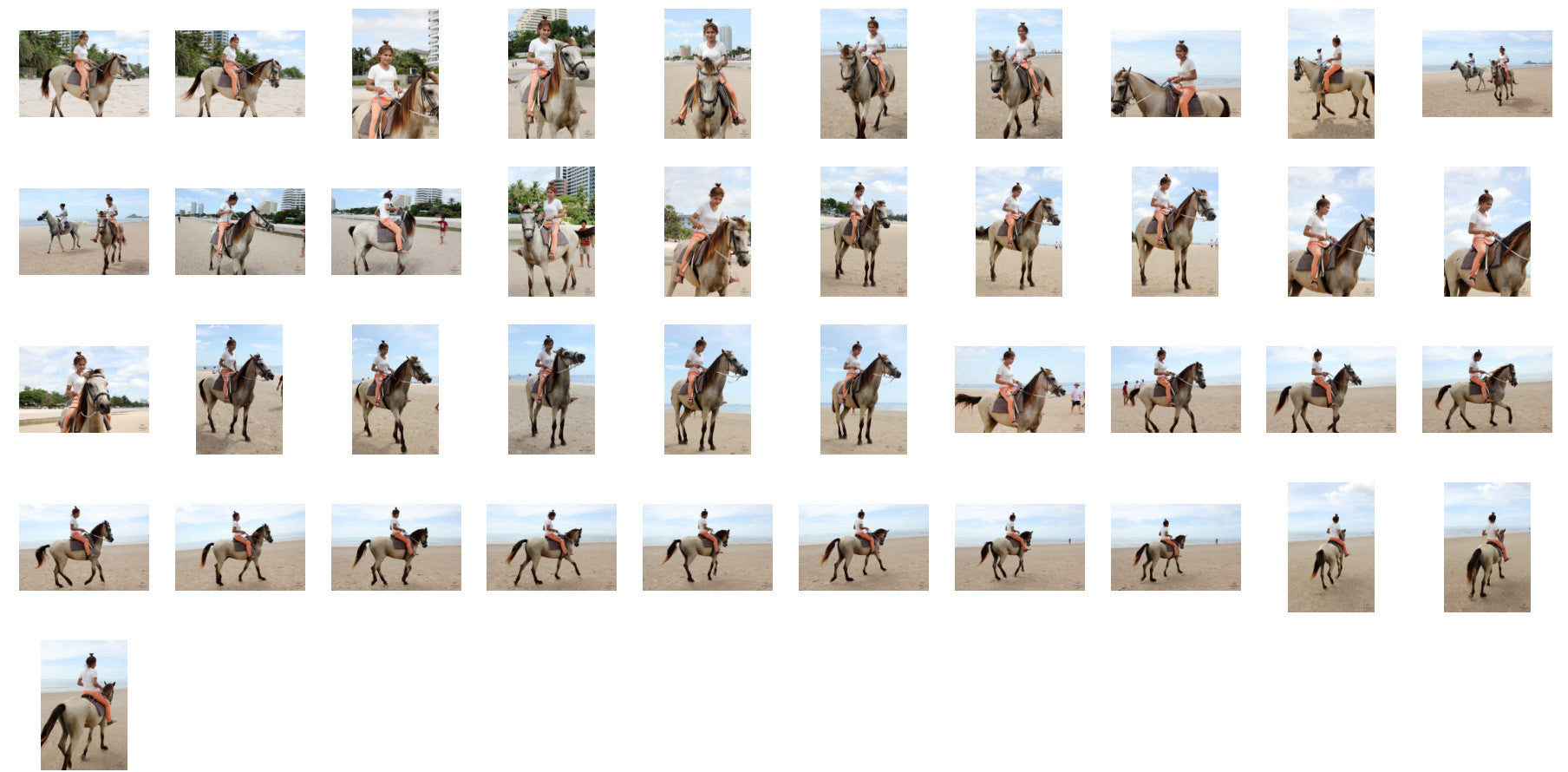Suporn in Jodhpurs Riding with Saddle on Buckskin Horse, Part 1 - Riding.Vision