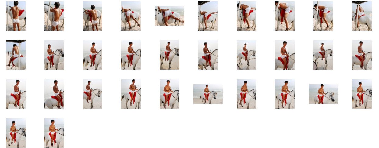 David in White Spandex Shorts Riding with Bareback Pad on White Pony, Part 1 - Riding.Vision