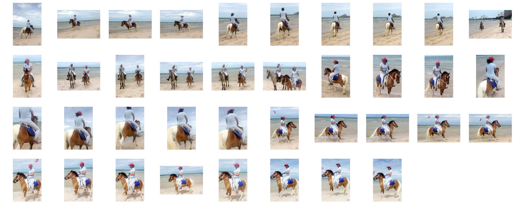 Nam in Jodhpurs Riding with Saddle on Brown-White Pony, Part 2 - Riding.Vision