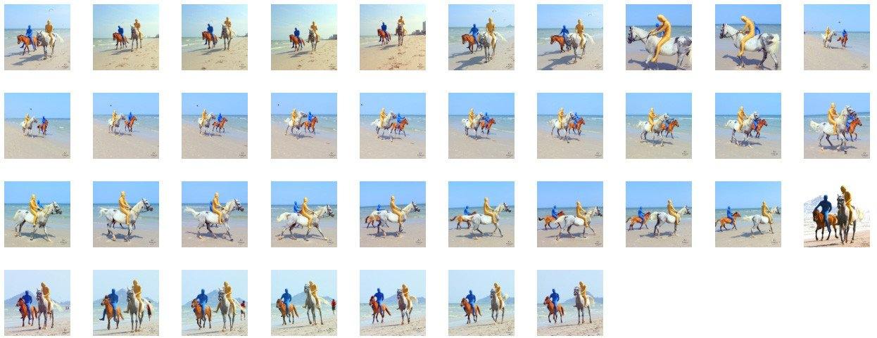 Golden Zentai and Blue Zentai Riding Bareback on Arabian and Pony, Part 2 - Riding.Vision