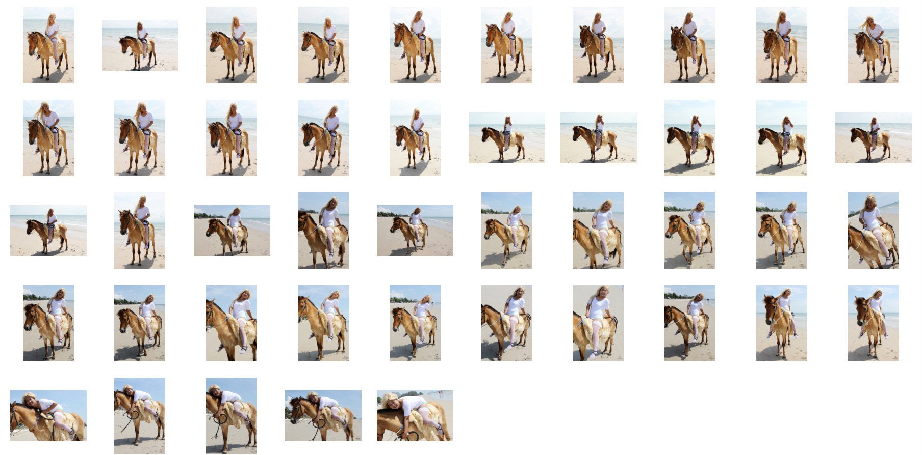 Araya with Fur Coat Riding Bareback on Golden Pony, Part 2 - Riding.Vision