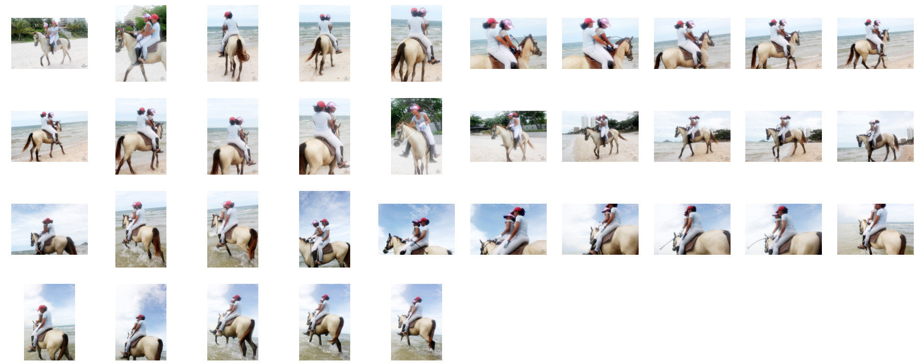 Nam and Titaporn Riding DOUBLE with Saddle on Buckskin Horse, Part 2 - Riding.Vision