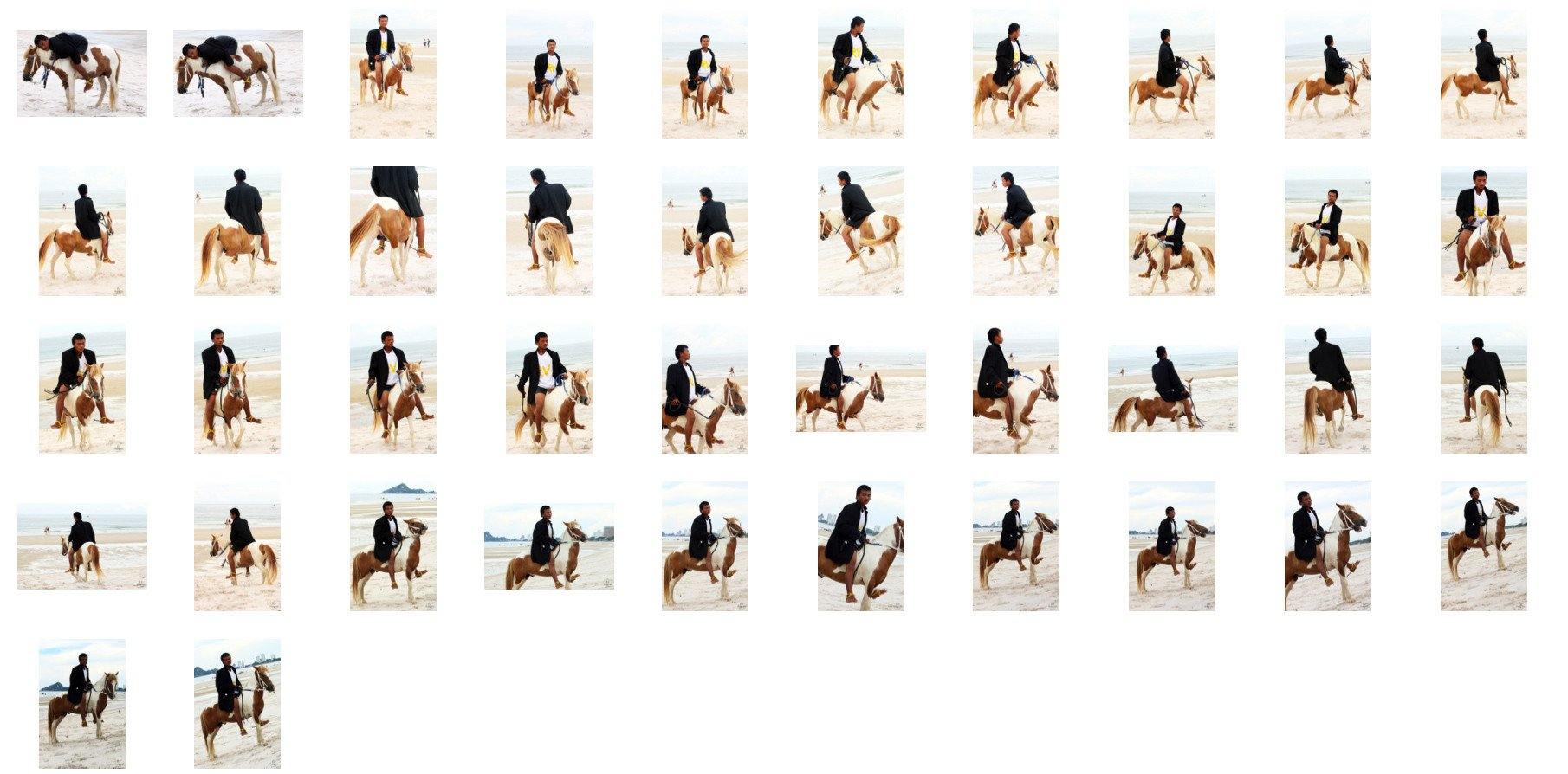 Chai S1 in Latex Suit and Blazer Riding Bareback on Pony, Part 2 - Riding.Vision