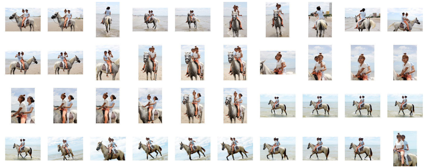 Som and Suporn in Jodhpurs Riding DOUBLE with Saddle on Horse, Part 2 - Riding.Vision