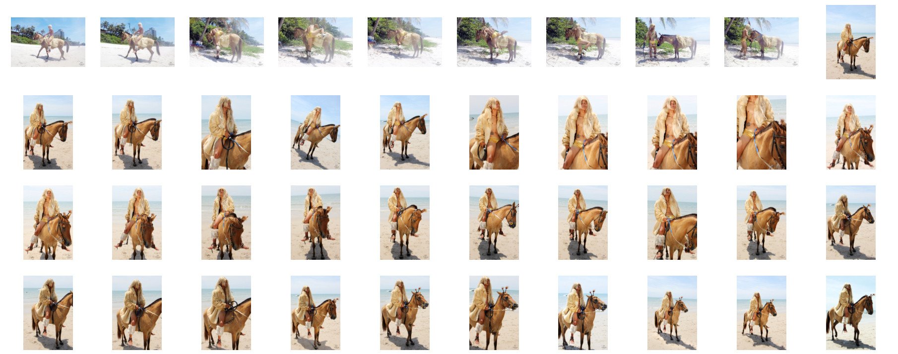 David in Fur Coat Riding Bareback on Golden Pony, Part 2 - Riding.Vision