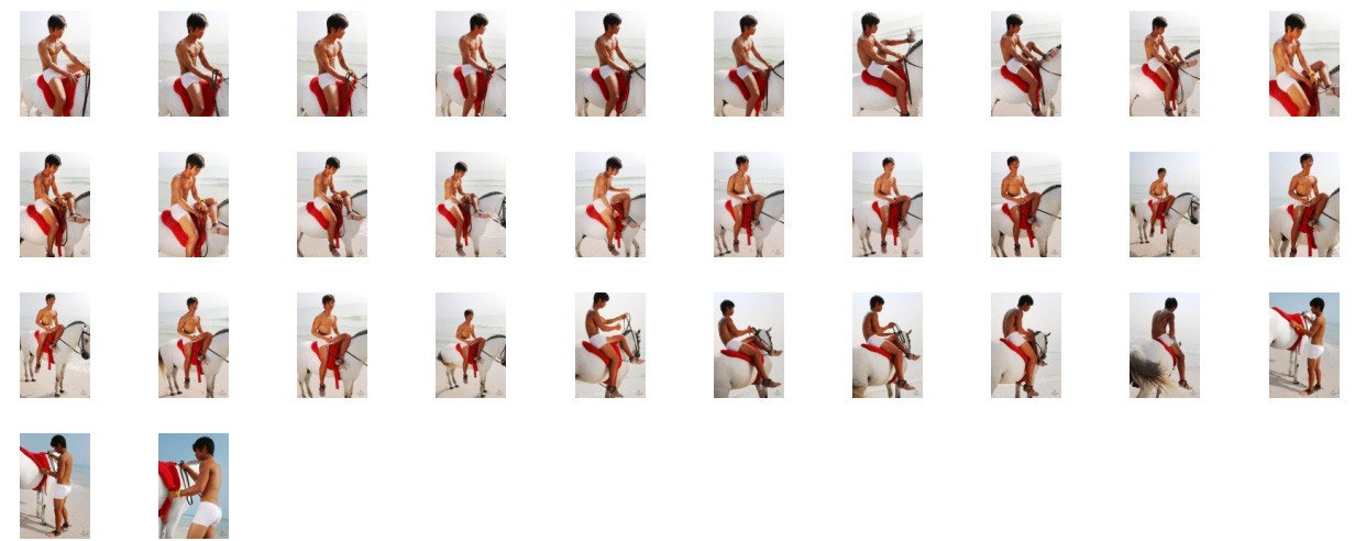 David in White Spandex Shorts Riding with Bareback Pad on White Pony, Part 2 - Riding.Vision