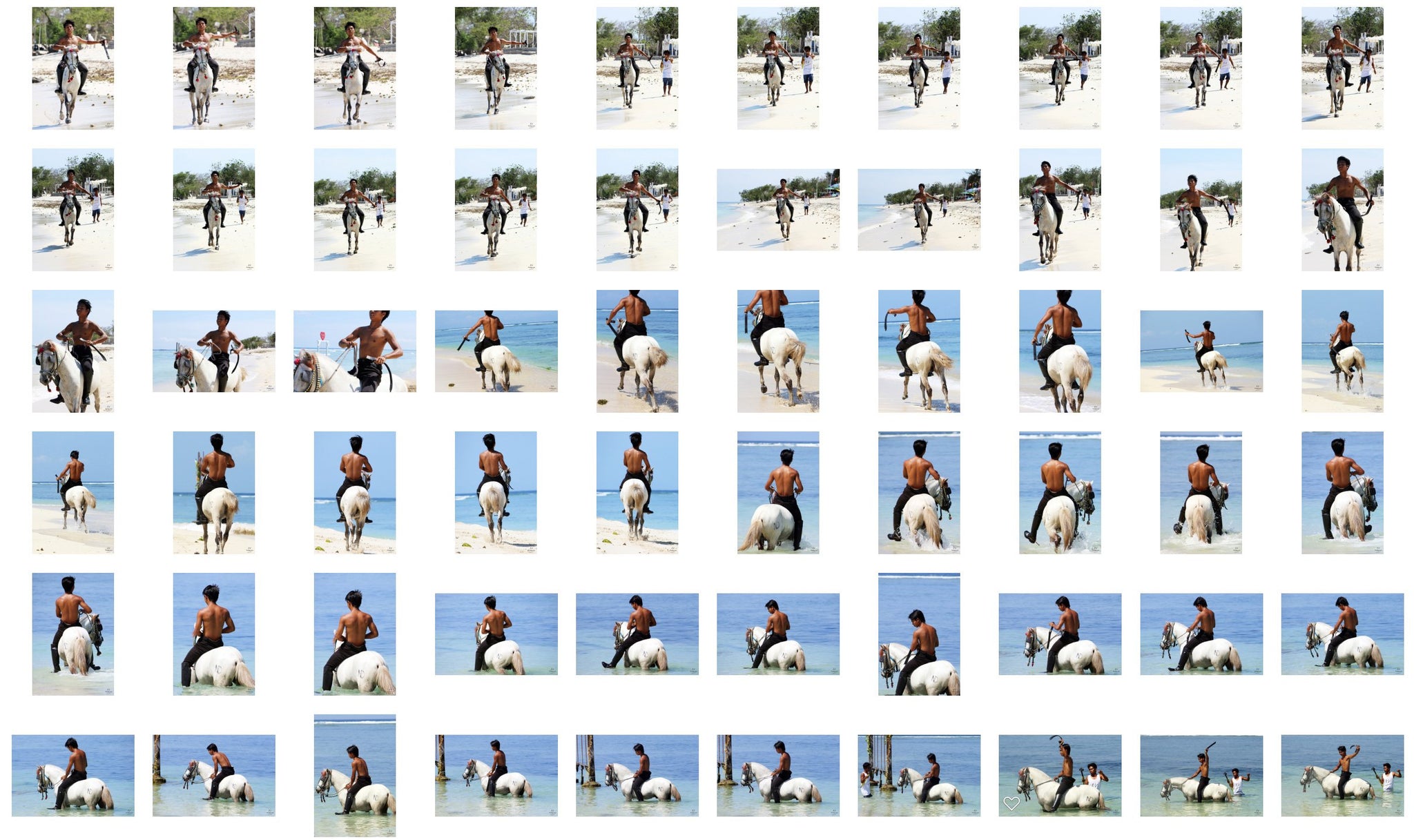 Intan in Jodhpurs Riding Bareback on White Pony, Part 3 - Riding.Vision