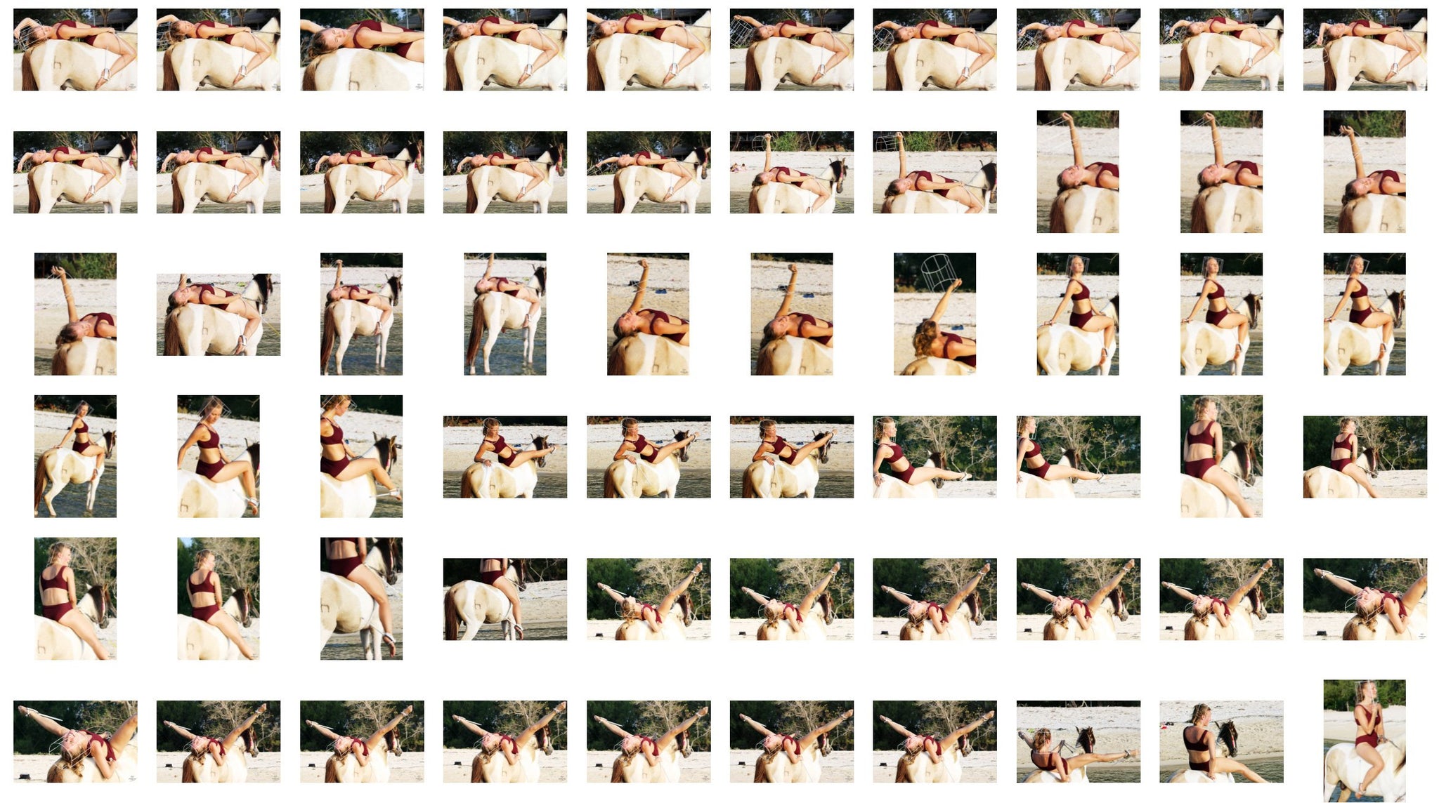 Victoria (Yoga Teacher) in Bikini Riding Bareback on Buckskin Horse, Part 3 - Riding.Vision