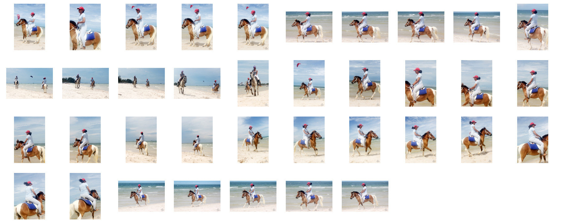 Nam in Jodhpurs Riding with Saddle on Brown-White Pony, Part 3 - Riding.Vision