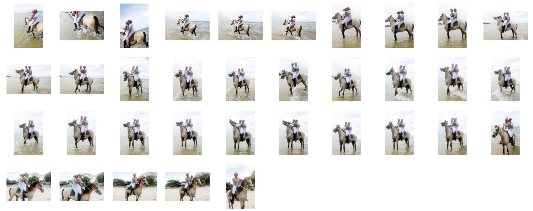 Nam and Titaporn Riding DOUBLE with Saddle on Buckskin Horse, Part 3 - Riding.Vision