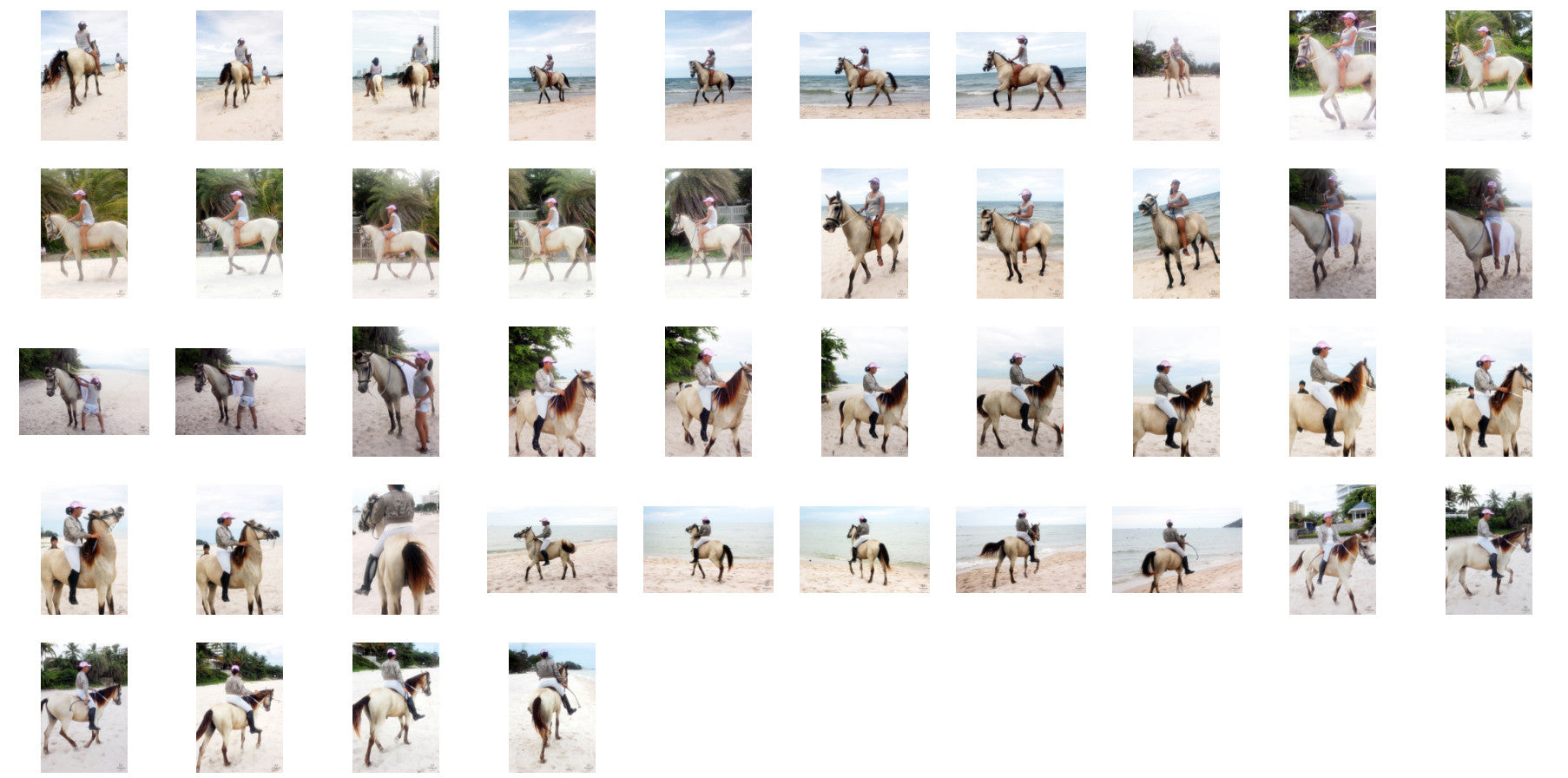Titaporn in Hotpants Riding Bareback on Buckskin Horse, Part 3 - Riding.Vision