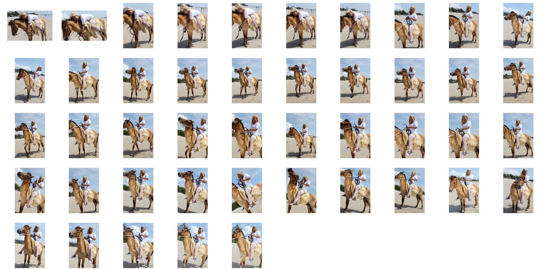 Araya with Fur Coat Riding Bareback on Golden Pony, Part 3 - Riding.Vision