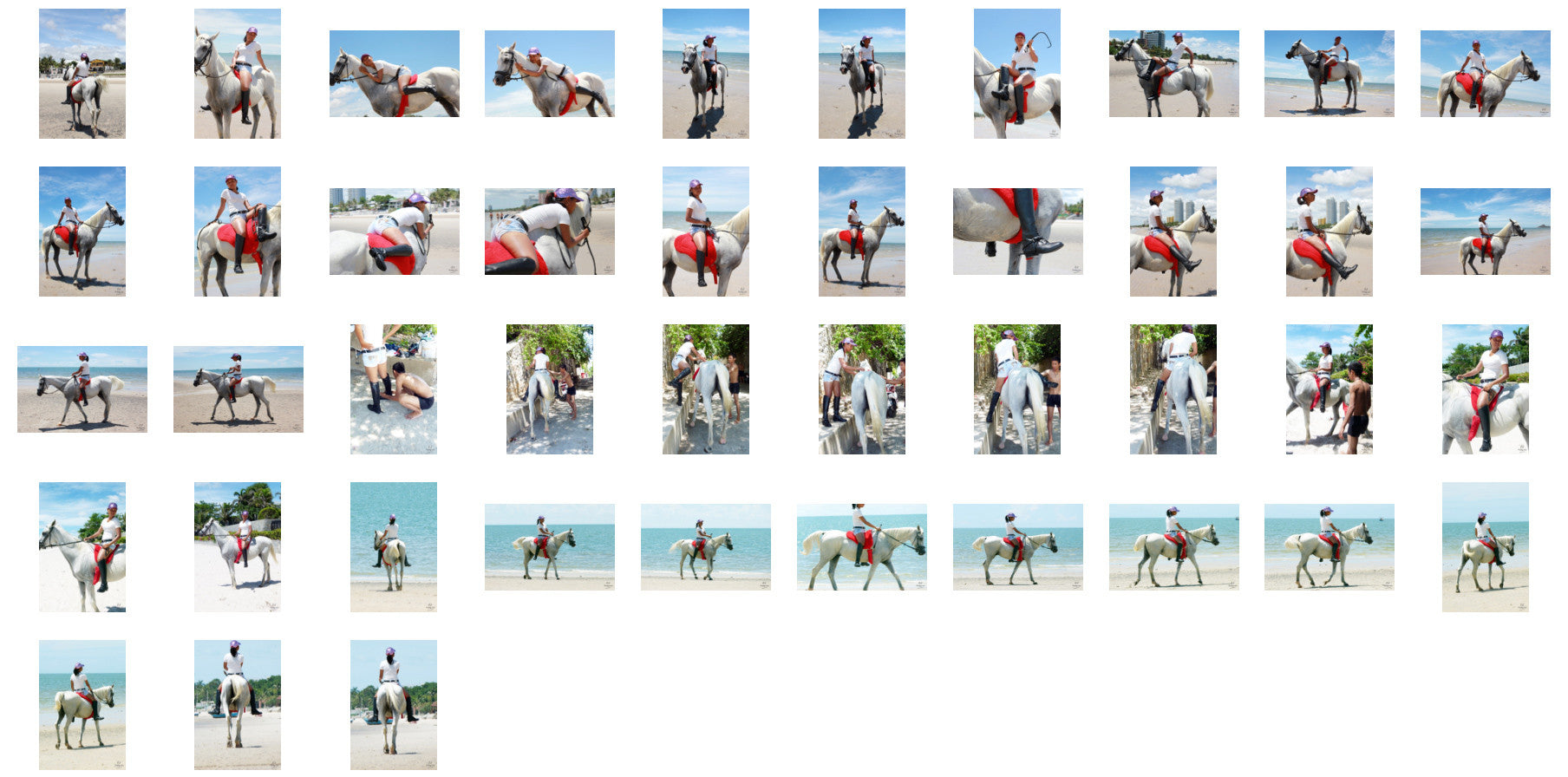 Titaporn in Hotpants and Ridingboots Riding Bareback on Arabian Horse, Part 3 - Riding.Vision
