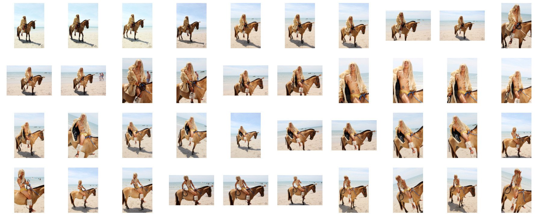 David in Fur Coat Riding Bareback on Golden Pony, Part 3 - Riding.Vision