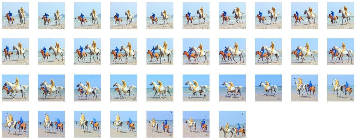 Golden Zentai and Blue Zentai Riding Bareback on Arabian and Pony, Part 3 - Riding.Vision