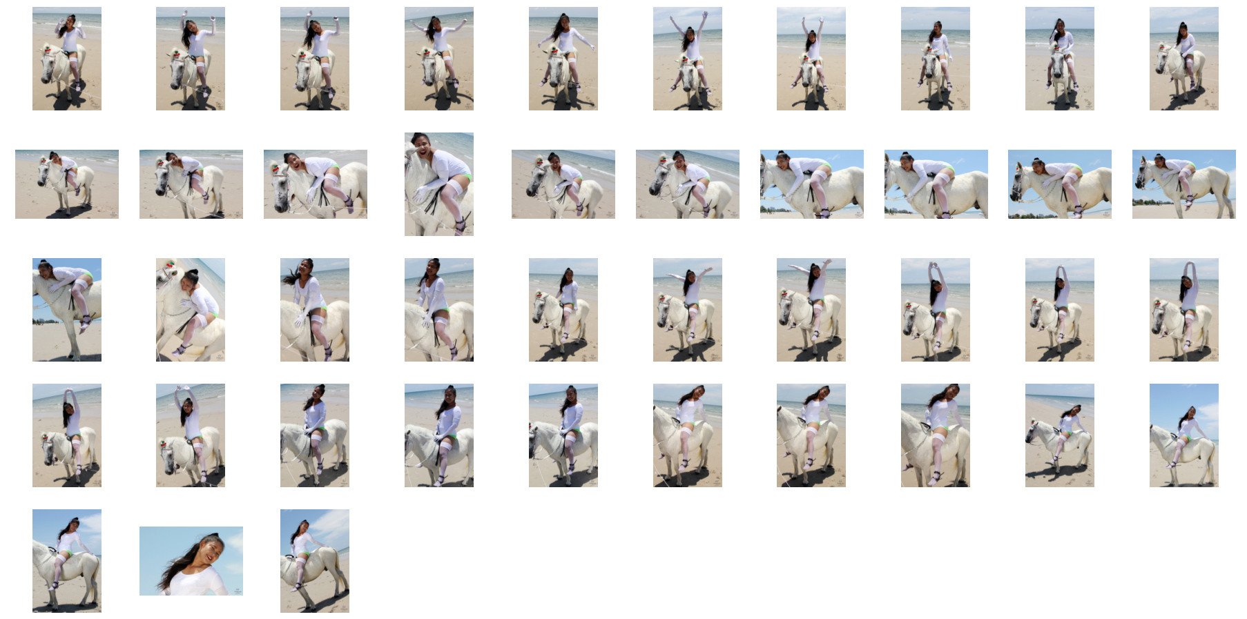 Araya in Stockings Riding Bareback on White Pony, Part 3 - Riding.Vision