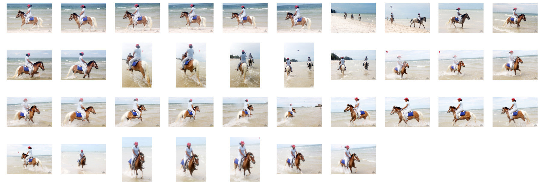 Nam in Jodhpurs Riding with Saddle on Brown-White Pony, Part 4 - Riding.Vision