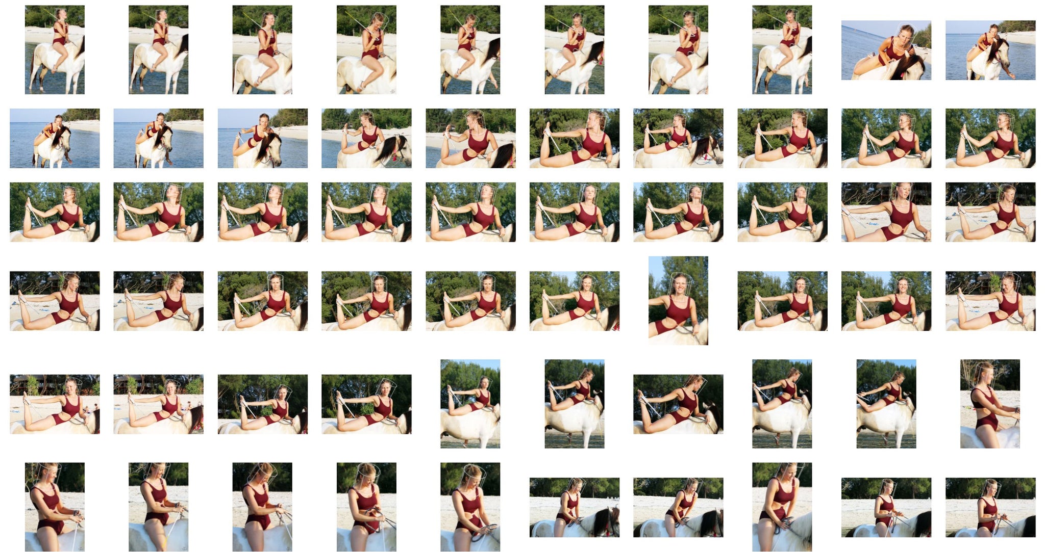 Victoria (Yoga Teacher) in Bikini Riding Bareback on Buckskin Horse, Part 4 - Riding.Vision