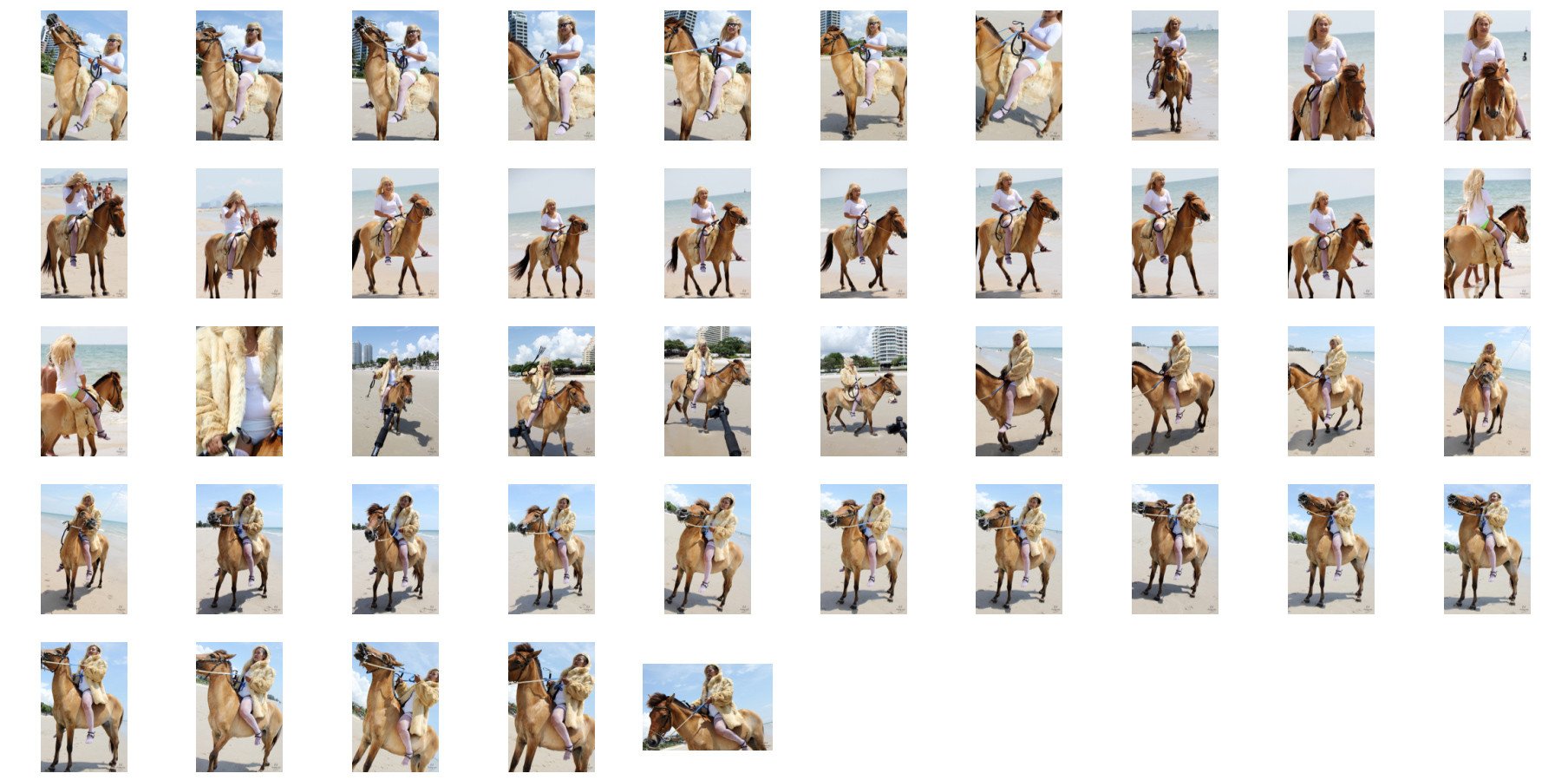 Araya with Fur Coat Riding Bareback on Golden Pony, Part 4 - Riding.Vision