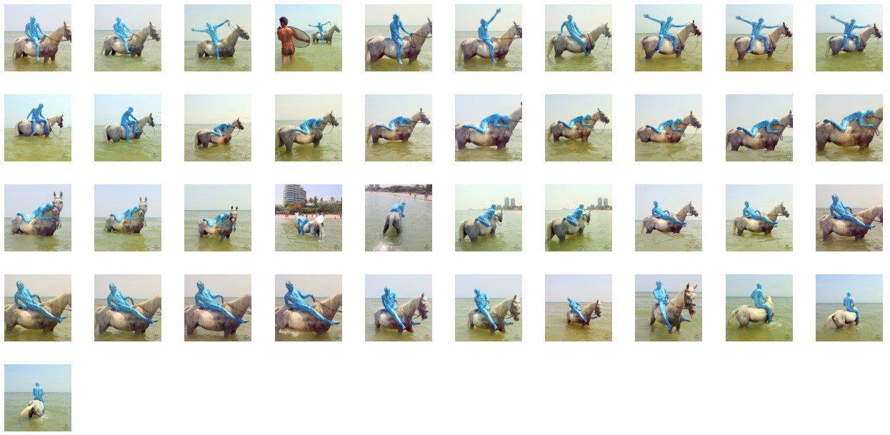 Reptile Zentai Riding Bareback on White Arabian, Part 4 - Riding.Vision