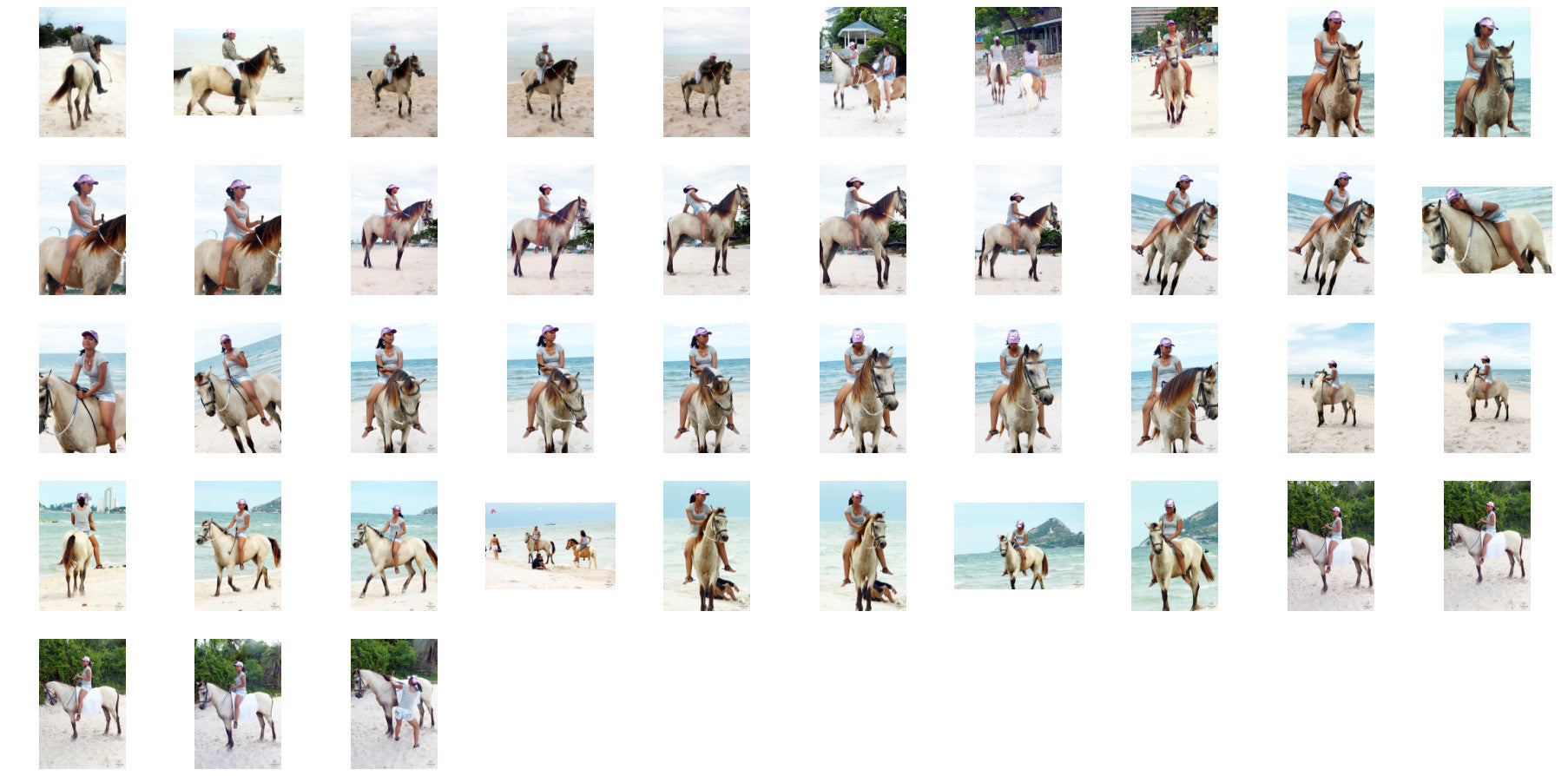 Titaporn in Hotpants Riding Bareback on Buckskin Horse, Part 4 - Riding.Vision