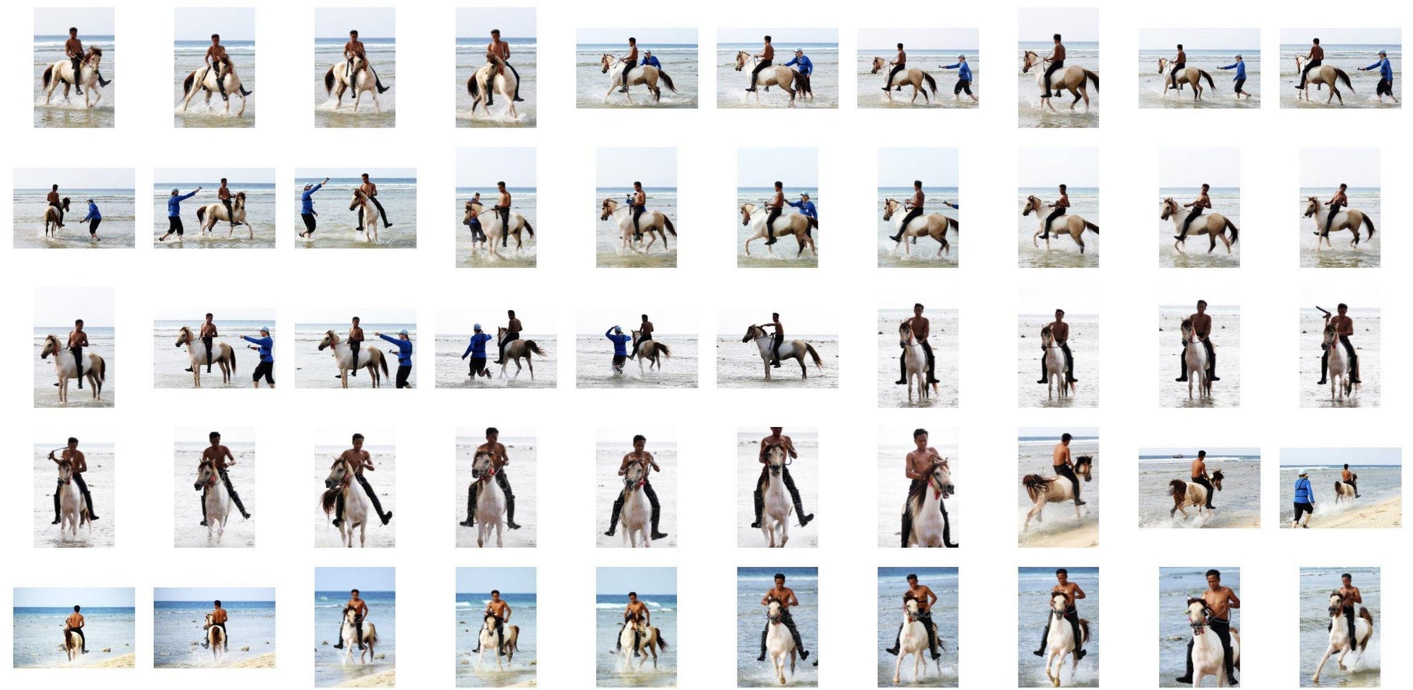 Emas in Jodhpurs and Ridingboots Riding Bareback on Buckskin Horse, Part 5 - Riding.Vision