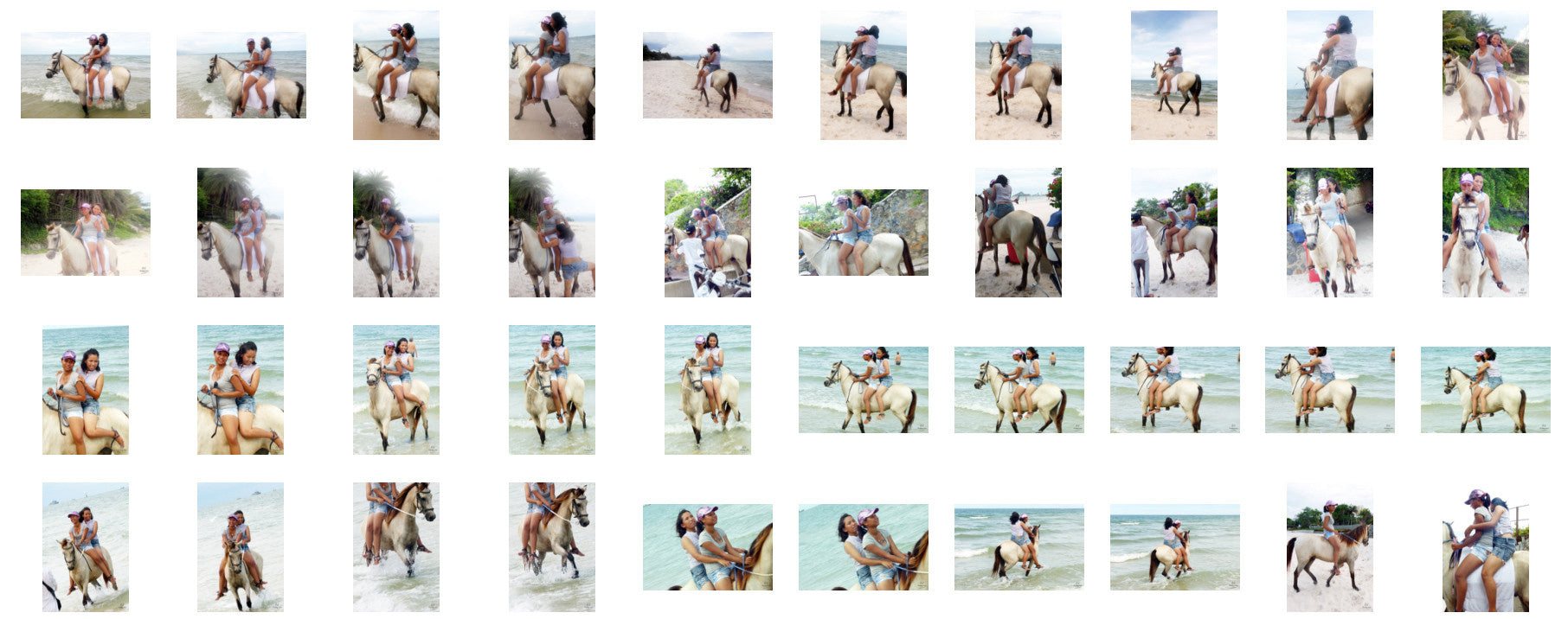 Nam and Titaporn Riding DOUBLE Bareback on Buckskin Horse, Part 6 - Riding.Vision