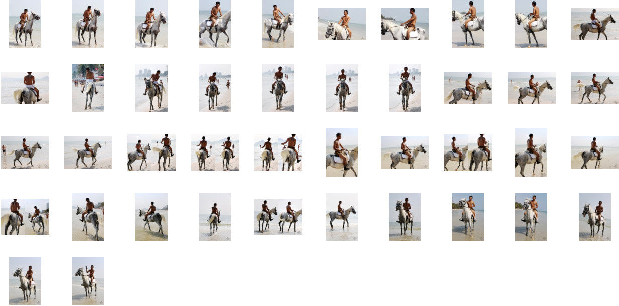 Kai in Brown Sprinter Shorts Riding with Saddle on White Arabian, Part 6 - Riding.Vision