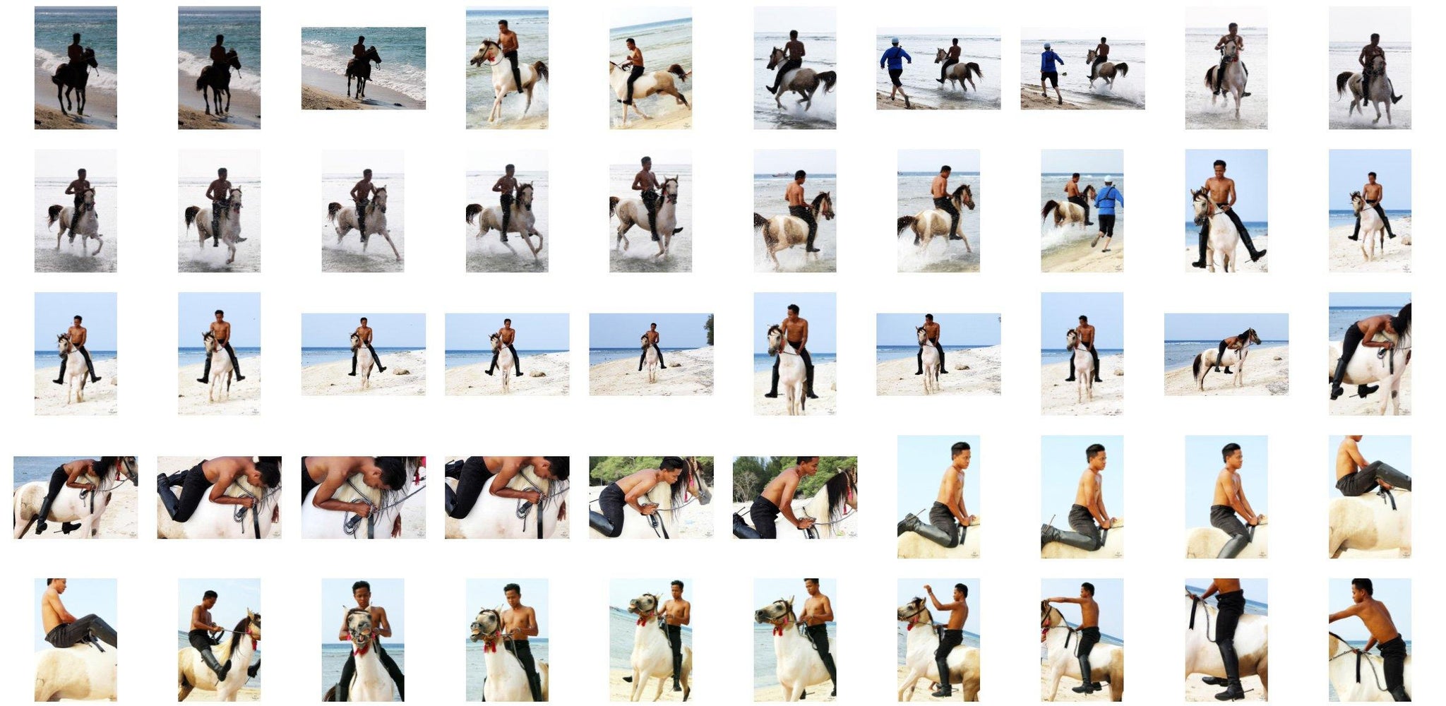 Emas in Jodhpurs and Ridingboots Riding Bareback on Buckskin Horse, Part 6 - Riding.Vision