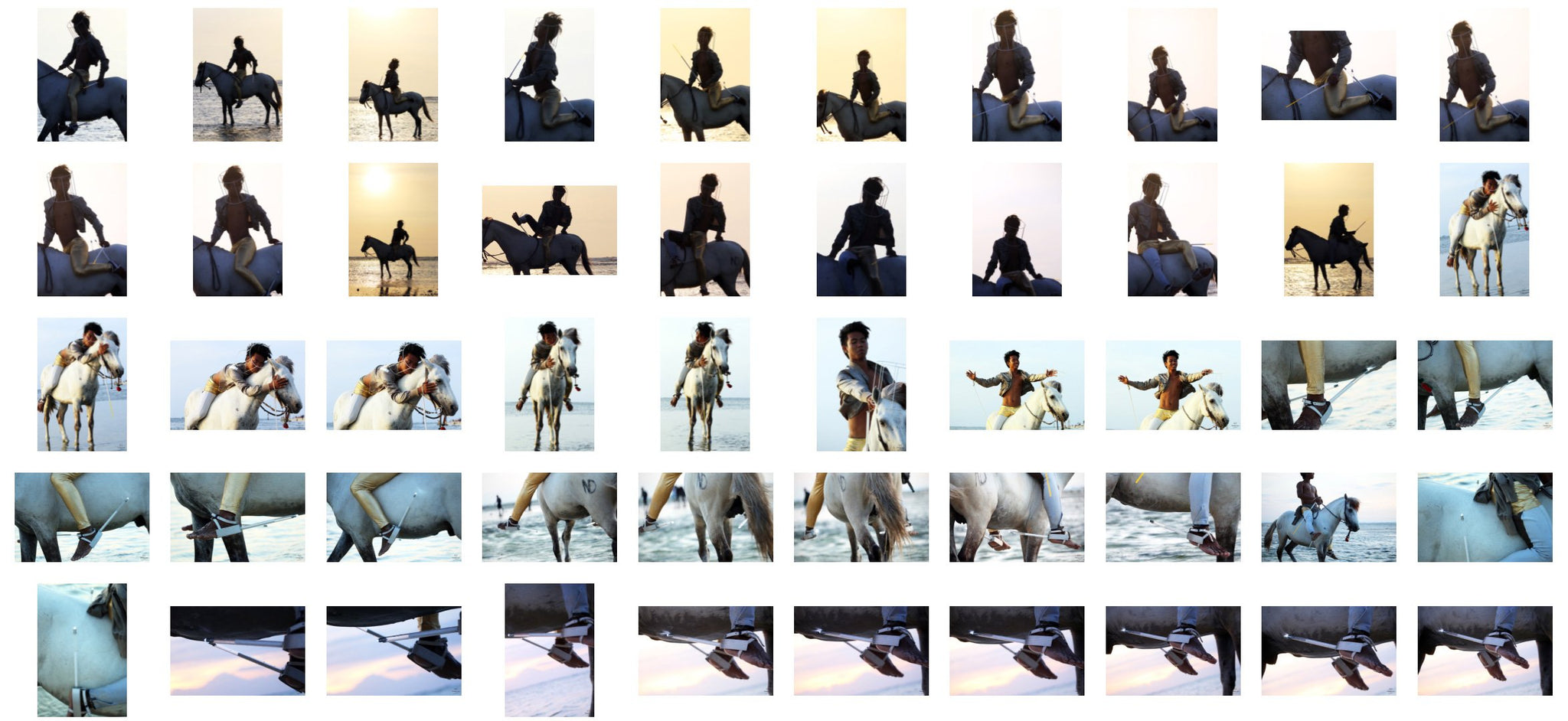 Intan in Bipolar Jodhpurs Riding Bareback on White Pony, Part 6 - Riding.Vision