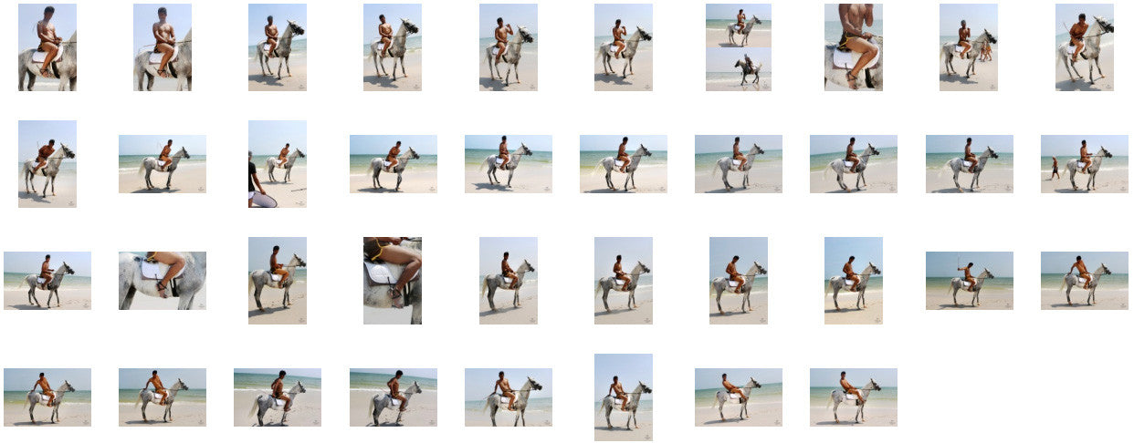 Leon in Brown Sprinter Shorts Riding with Saddle on White Arabian, Part 4 - Riding.Vision