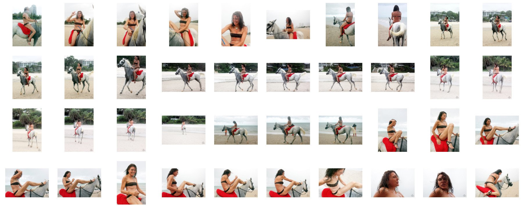 Claire in Bikini Riding Bareback on White Arabian Horse, Part 5 - Riding.Vision