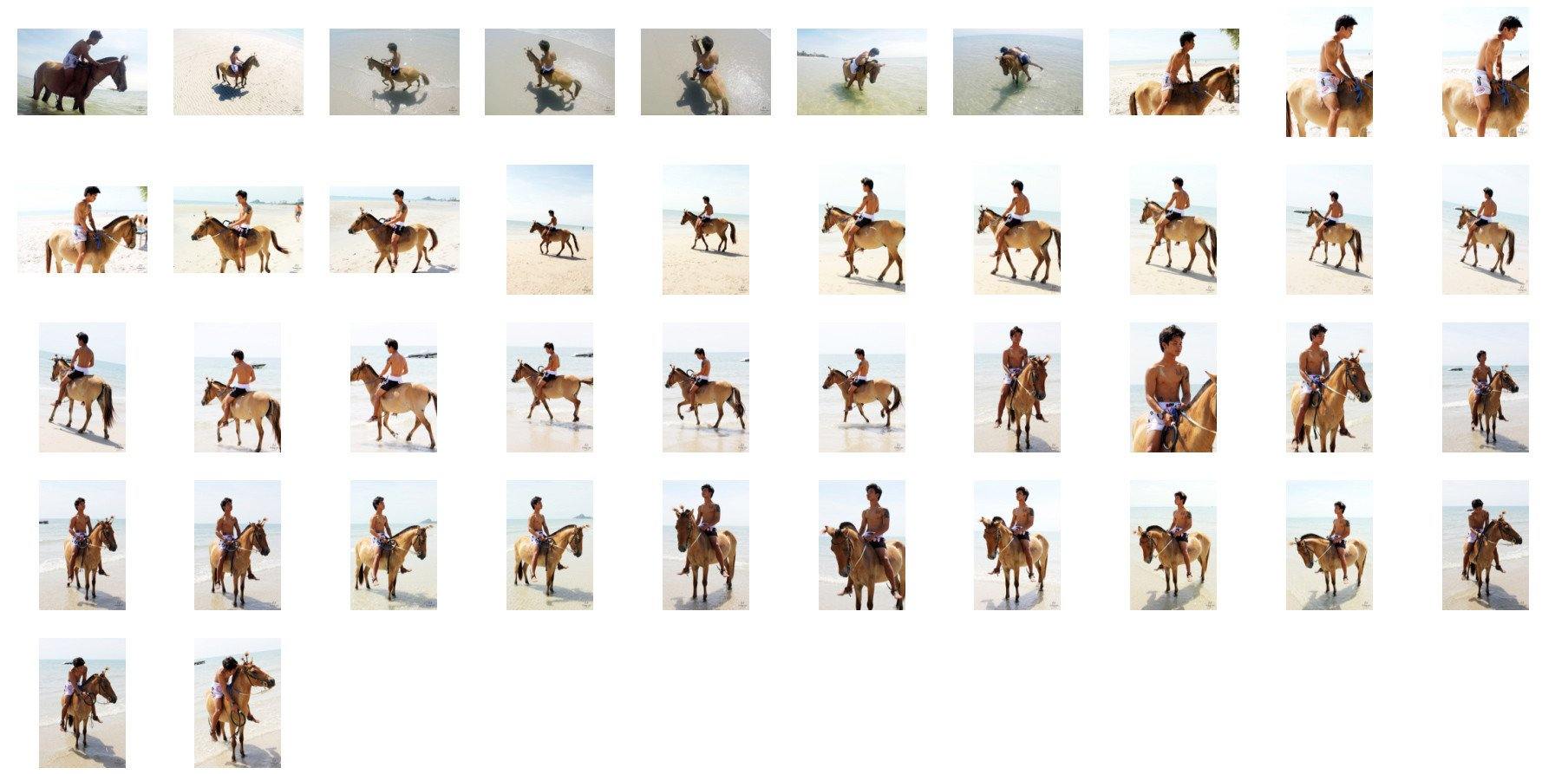 David in Thaibox Shorts Riding Bareback on Golden Pony, Part 1 - Riding.Vision