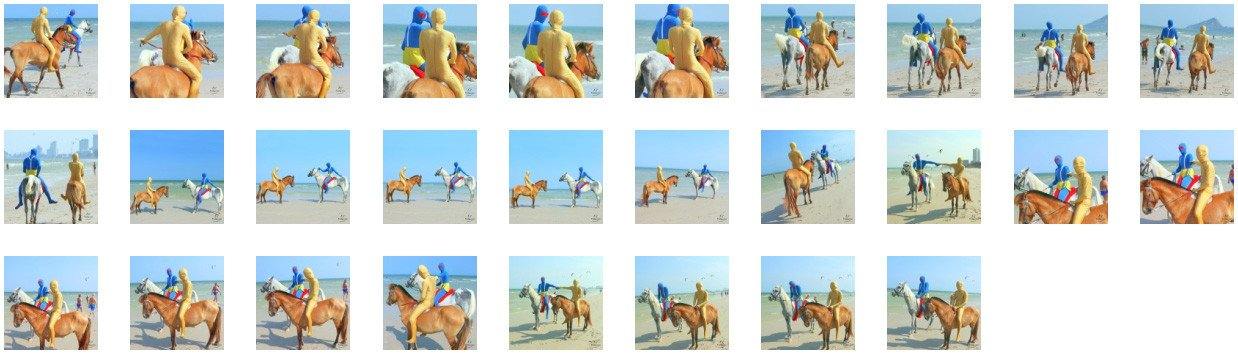 Clown Zentai and Golden Zentai Riding on White Arabian and Golden Pony, Part 1 - Riding.Vision