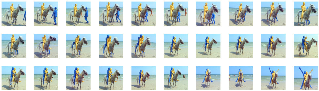 Two Zentais Riding Double Bareback on White Arabian, Part 1 - Riding.Vision