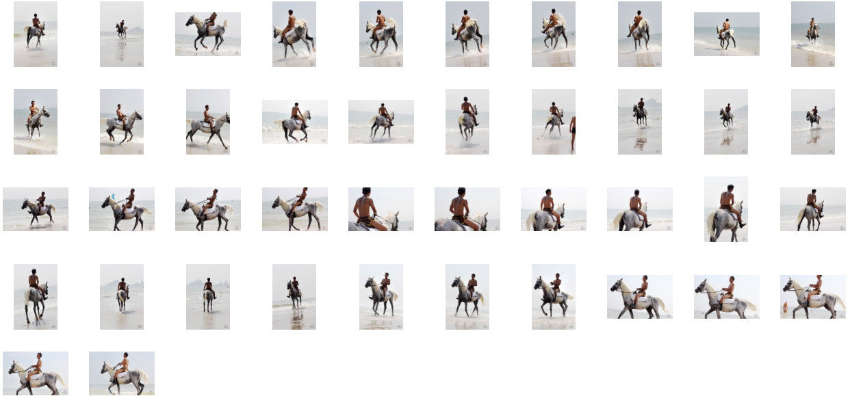 Kai in Brown Sprinter Shorts Riding with Saddle on White Arabian, Part 2 - Riding.Vision