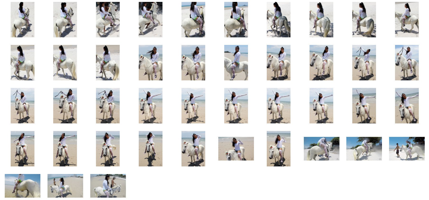 Araya in Stockings Riding Bareback on White Pony, Part 2 - Riding.Vision